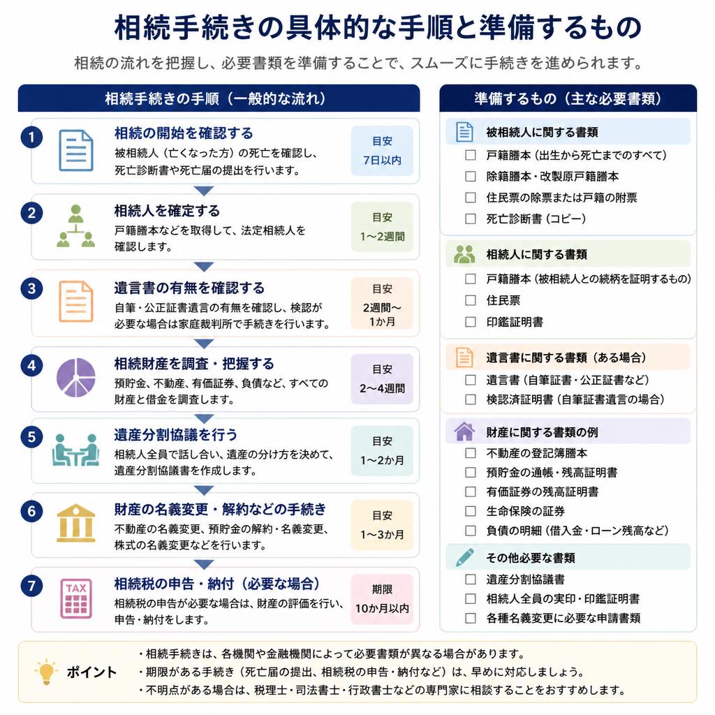 相続手続きの流れ